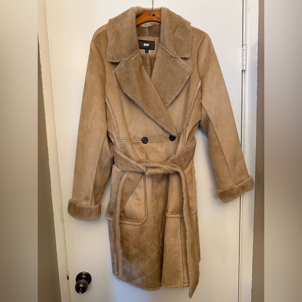 DKNY Camel Teddy Jacket